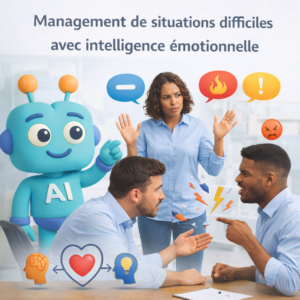 Gérer les situations managériales difficiles avec intelligence émotionnelle